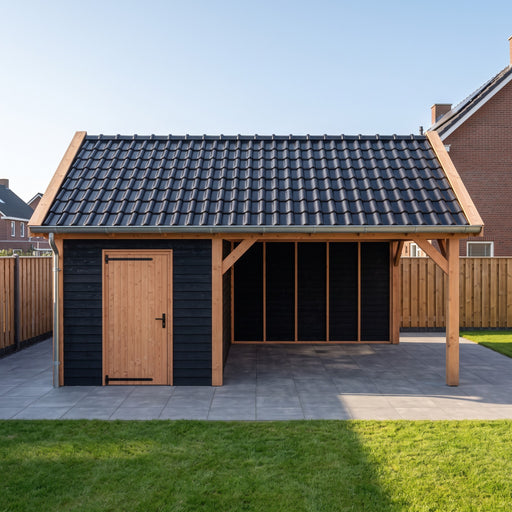 Douglas Zadeldak Landelijk Zwart - 650x370cm - Volledig op Maat