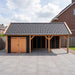 Douglas Zadeldak Landelijk Zwart - 820x370cm - Volledig op Maat
