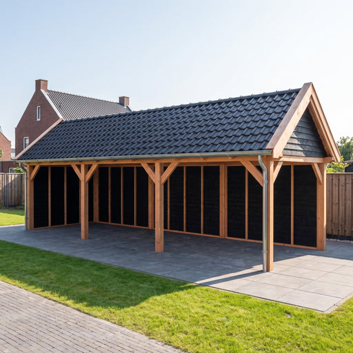 Douglas Zadeldak Landelijk Zwart - 930x305cm - Volledig op Maat