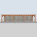 Douglas Aanbouwveranda - 1080x305cm - Volledig op Maat - vooraanzicht