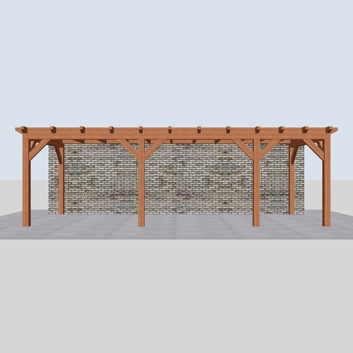 Douglas Aanbouwveranda - 775x305cm - Volledig op Maat - Rechts - vooraanzicht