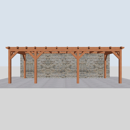 Douglas Aanbouwveranda - 775x370cm - Volledig op Maat - Links - vooraanzicht