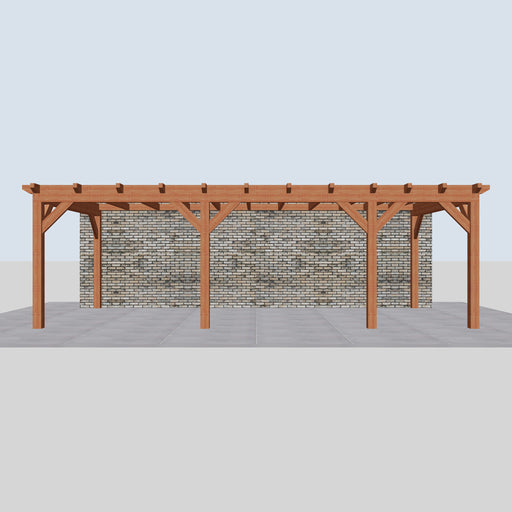 Douglas Aanbouwveranda - 775x370cm - Volledig op Maat - Rechts - vooraanzicht