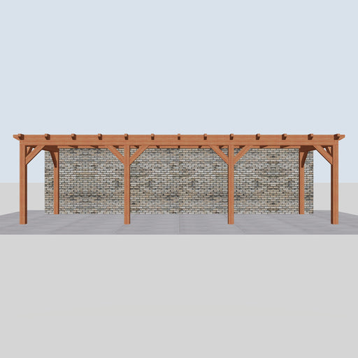 Douglas Aanbouwveranda - 890x305cm - Volledig op Maat - vooraanzicht