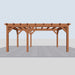 Douglas Overkapping Landelijk Classic - 550x370cm - Volledig op Maat - vooraanzicht