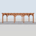 Douglas Overkapping Landelijk Classic - 780x370cm - Volledig op Maat - vooraanzicht