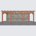 Douglas veranda bouwpakket 670x370cm