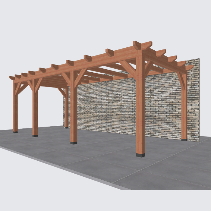 Douglas veranda bouwpakket 670x370cm