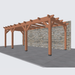 Douglas veranda bouwpakket 670x370cm