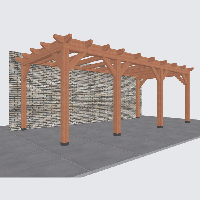 Douglas veranda bouwpakket 670x370cm