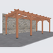 Douglas veranda bouwpakket 670x370cm