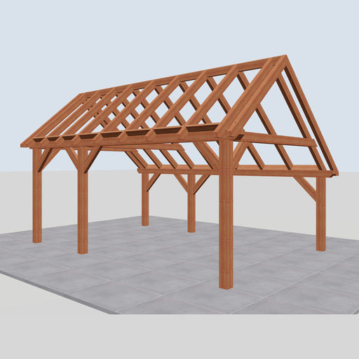 Douglas Kapschuur Landelijk Classic - 590x370cm - Volledig op Maat - rechterzijaanzicht