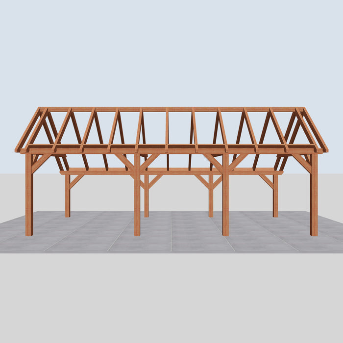 Douglas Kapschuur Landelijk Classic - 820x370cm - Volledig op Maat - vooraanzicht