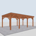 Douglas Overkapping Amefa Classic - 675x395cm - linkerzijaanzicht