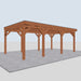 Douglas Overkapping Amefa Classic - 675x395cm - linkerzijaanzicht
