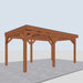 Douglas Overkapping Calabri Classic - 550x335cm - linkerzijaanzicht