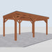 Douglas Overkapping Calabri Classic - 550x335cm - linkerzijaanzicht
