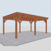 Douglas Overkapping Felice Classic - 605x395cm - linkerzijaanzicht