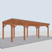 Douglas Overkapping Garda Classic - 780x335cm - linkerzijaanzicht
