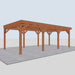 Douglas Overkapping Gros Classic - 740x395cm - linkerzijaanzicht