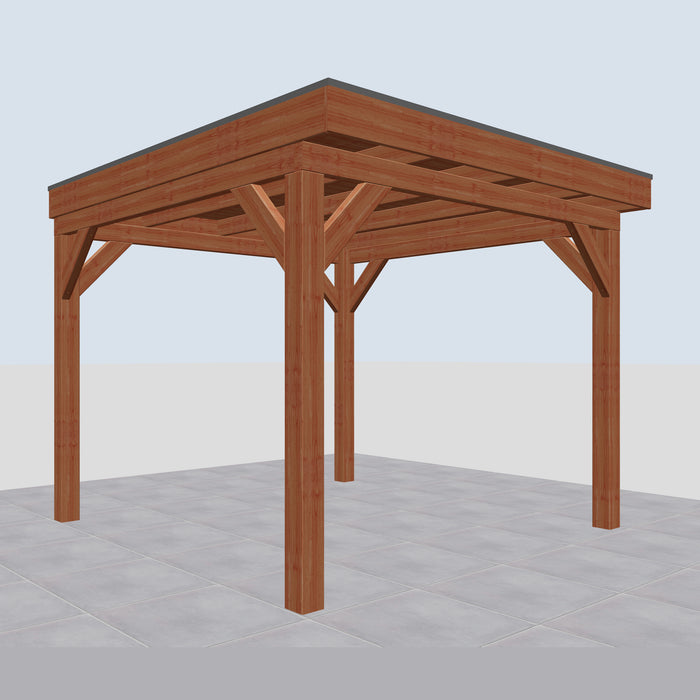 Douglas Overkapping Lano Classic - 315x335cm - linkerzijaanzicht
