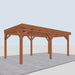 Douglas Overkapping Milano Classic - 605x335cm - linkerzijaanzicht