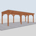 Douglas Overkapping Monza Classic - 790x335cm - linkerzijaanzicht