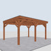 Douglas Overkapping Pietro Classic - 500x395cm - linkerzijaanzicht