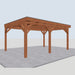 Douglas Overkapping Sann Classic - 550x395cm - linkerzijaanzicht