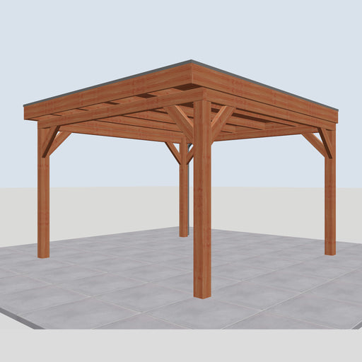 Douglas Overkapping Carpi Classic - 380x395cm - rechterzijaanzicht