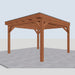 Douglas Overkapping Carpi Classic - 380x395cm - rechterzijaanzicht