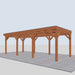 Douglas Overkapping Como Classic - 740x335cm - rechterzijaanzicht