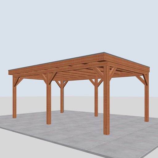 Douglas Overkapping Felice Classic - 605x395cm - rechterzijaanzicht