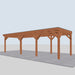 Douglas Overkapping Flori Classic - 855x335cm - rechterzijaanzicht