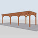 Douglas Overkapping Flori Classic - 855x335cm - rechterzijaanzicht
