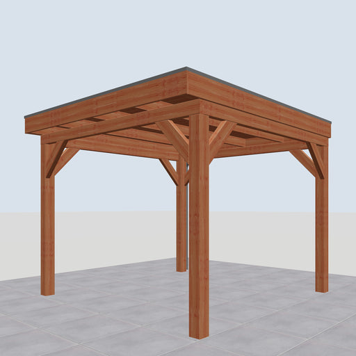 Douglas Overkapping Lano Classic - 315x335cm - rechterzijaanzicht