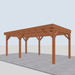 Douglas Overkapping Lermo Classic - 615x335cm - rechterzijaanzicht