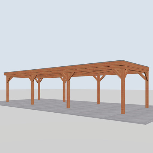 Douglas Overkapping Mila Classic - 1090x395cm - rechterzijaanzicht