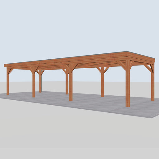 Douglas Overkapping Mila Classic - 1090x395cm - rechterzijaanzicht