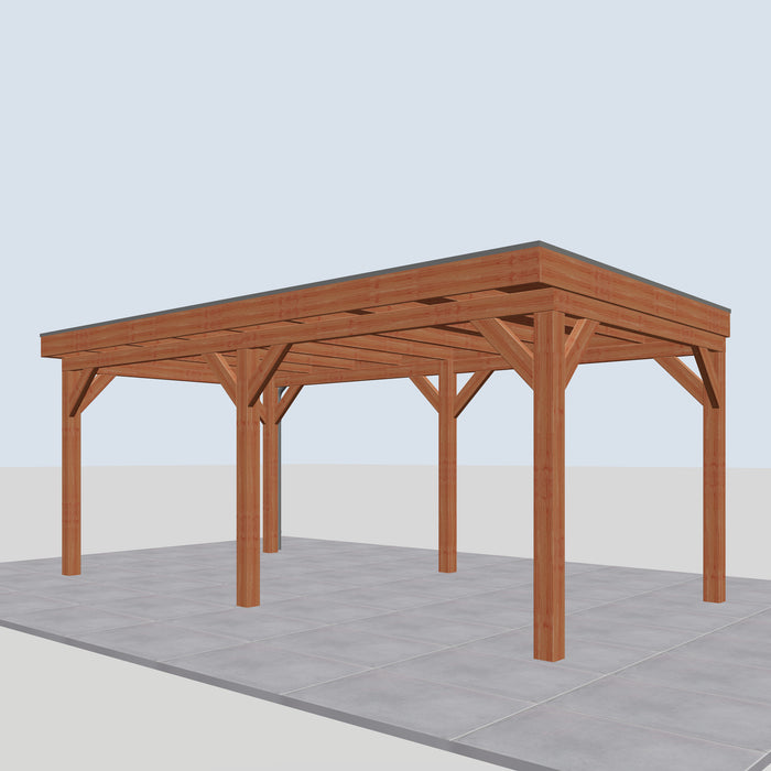 Douglas Overkapping Milano Classic - 605x335cm - rechterzijaanzicht