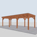 Douglas Overkapping Monza Classic - 790x335cm - rechterzijaanzicht