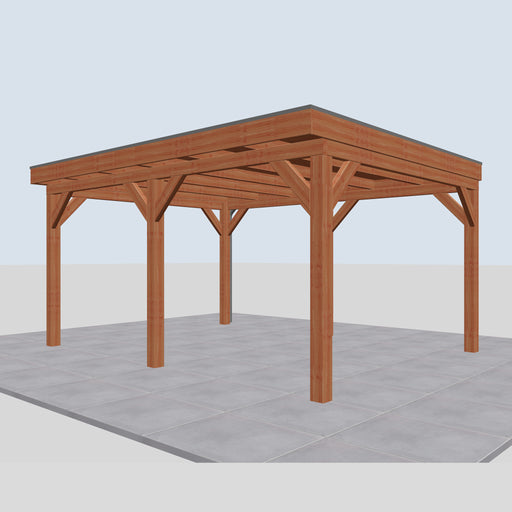 Douglas Overkapping Pietro Classic - 500x395cm - rechterzijaanzicht