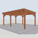 Douglas Overkapping Sann Classic - 550x395cm - rechterzijaanzicht