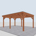 Douglas Overkapping Sann Classic - 550x395cm - rechterzijaanzicht
