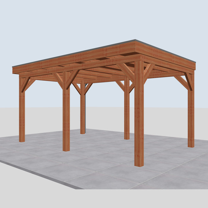Douglas Overkapping Selva Classic - 500x335cm - rechterzijaanzicht