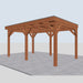 Douglas Overkapping Selva Classic - 500x335cm - rechterzijaanzicht