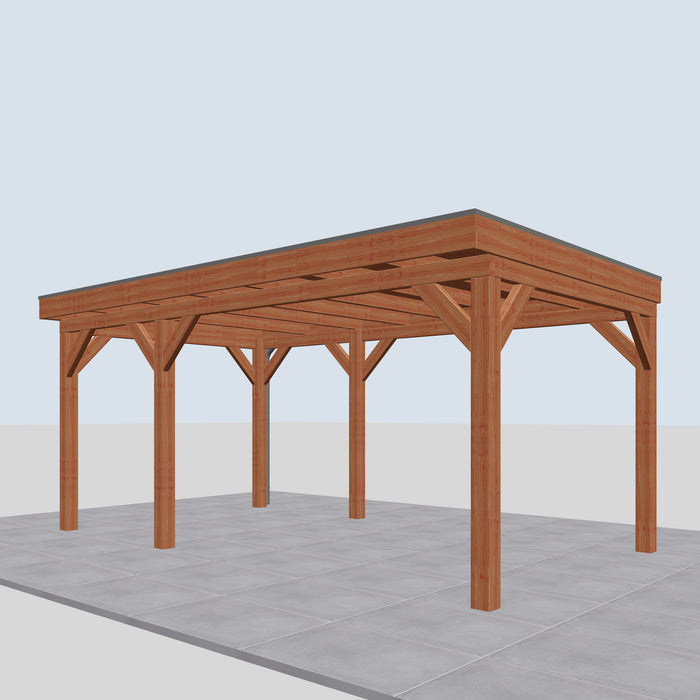 Douglas Overkapping Sorrento Classic - 555x335cm - rechterzijaanzicht