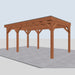 Douglas Overkapping Sorrento Classic - 555x335cm - rechterzijaanzicht