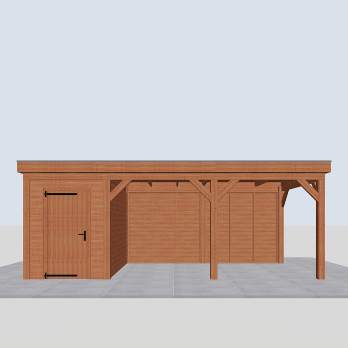 Douglas Overkapping Arezzo - 675x335cm - vooraanzicht