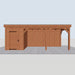 Douglas Overkapping Arezzo - 675x335cm - vooraanzicht